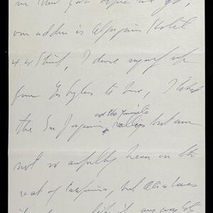 a page of handwritten text