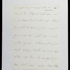 a page of handwritten text