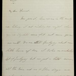 a page of handwritten text