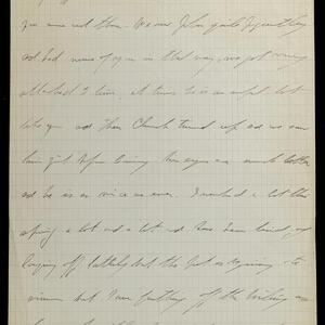 a page of handwritten text