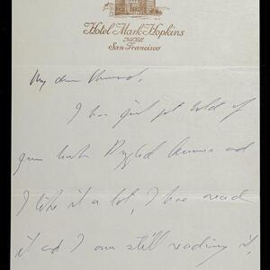 a page of handwritten text