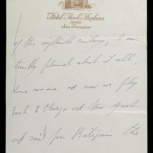 a page of handwritten text
