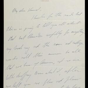 a page of handwritten text