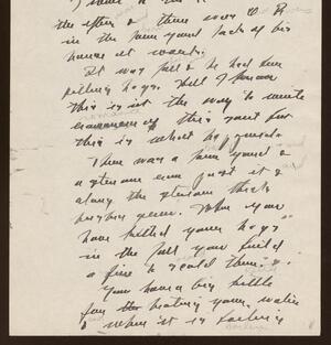 a page of handwritten text