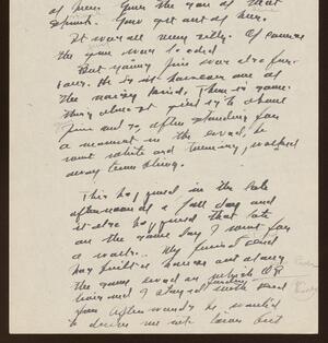 a page of handwritten text