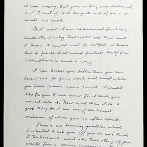 a page of handwritten text