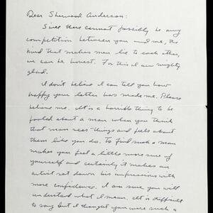 a page of handwritten text