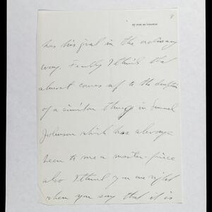 a page of handwritten text
