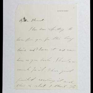 a page of handwritten text