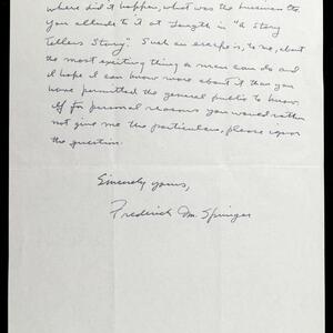 a page of handwritten text
