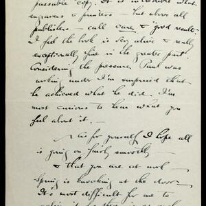 a page of handwritten text