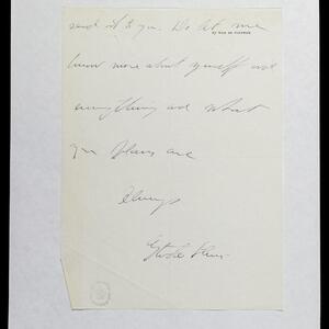a page of handwritten text