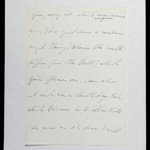a page of handwritten text