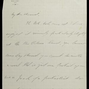 a page of handwritten text