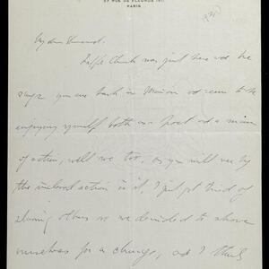 a page of handwritten text