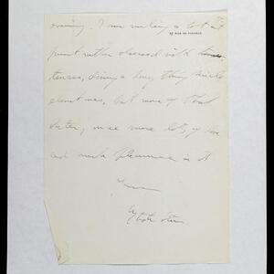 a page of handwritten text