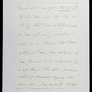 a page of handwritten text