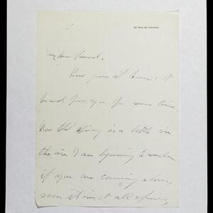 a page of handwritten text