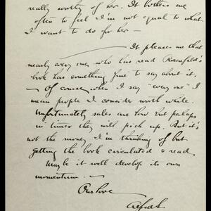 a page of handwritten text