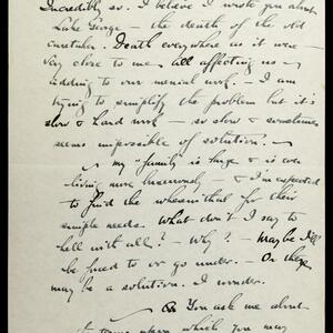 a page of handwritten text
