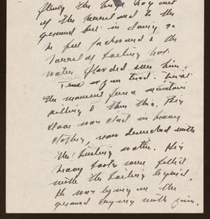 a page of handwritten text