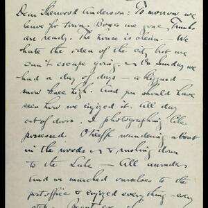 a page of handwritten text