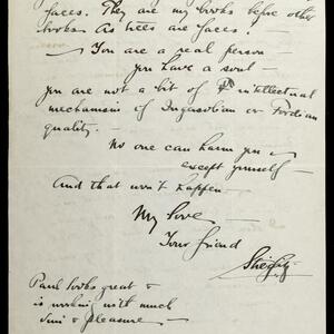 a page of handwritten text