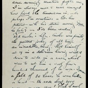 a page of handwritten text