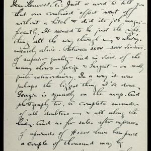 a page of handwritten text