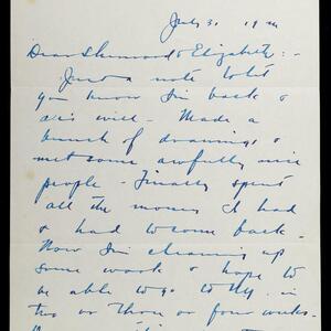 a page of handwritten text