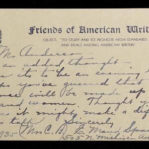 a page of handwritten text