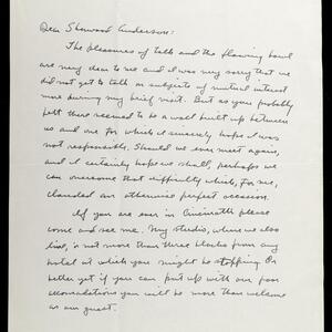 a page of handwritten text
