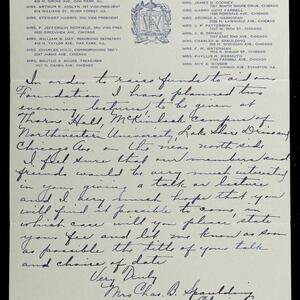 a page of handwritten text