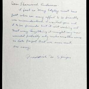 a page of handwritten text