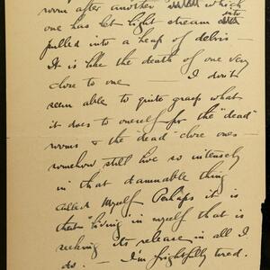 a page of handwritten text