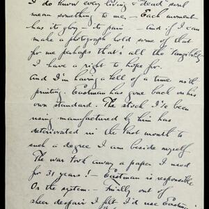 a page of handwritten text
