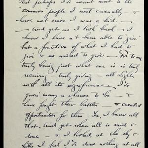 a page of handwritten text