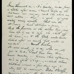 a page of handwritten text