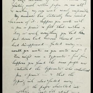 a page of handwritten text