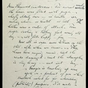 a page of handwritten text