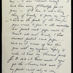 a page of handwritten text