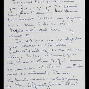 a page of handwritten text