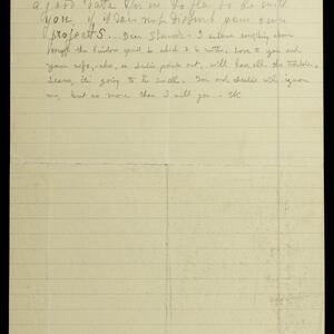 a page of handwritten text