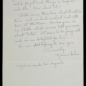 a page of handwritten text