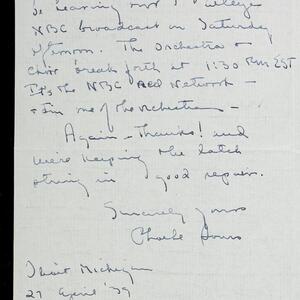 a page of handwritten text
