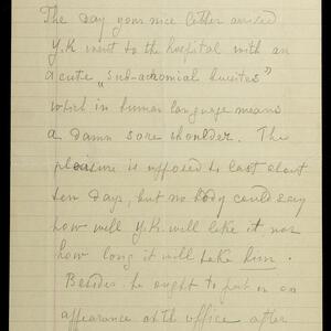 a page of handwritten text