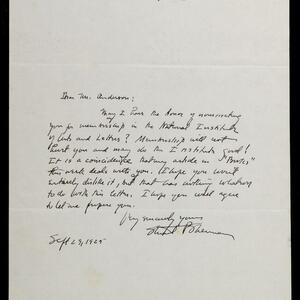 a page of handwritten text