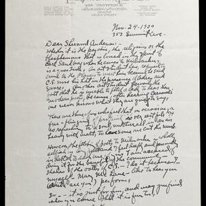 a page of handwritten text
