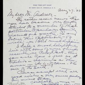 a page of handwritten text