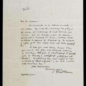 a page of handwritten text